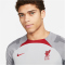NIKE FC Liverpool Strike Dri-FIT Knit kurzarm Fu&szlig;ballshirt Herren 015 - wolf grey/smoke grey/tough red XL