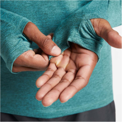 NIKE Dri-FIT Element Running Crew Sweatshirt Herren 309 - faded spruce/reflective silv L