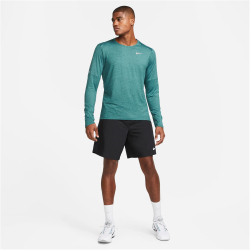 NIKE Dri-FIT Element Running Crew Sweatshirt Herren 309 - faded spruce/reflective silv L