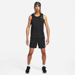 NIKE Miler Dri-FIT Lauf-Tanktop Herren 010 - black/reflective silv M