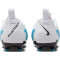 NIKE Jr. Phantom GX Academy MG Multi-Ground Fußballschuhe Kinder 446 - baltic blue/pink blast-white-laser blue 38.5