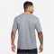 NIKE Dri-FIT UV Hyverse kurzarm Fitnessshirt Herren 097 - smoke grey/htr/black S