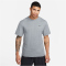 NIKE UV Hyverse Dri-FIT kurzarm Fitnessshirt Herren 097 - smoke grey/htr/black S