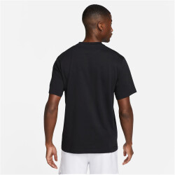 NIKE Dri-FIT Primary kurzarm Fitnessshirt Herren 010 - black/black S
