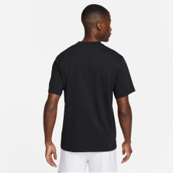 NIKE Dri-FIT Primary kurzarm Fitnessshirt Herren 010 - black/black XL