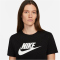 NIKE Sportswear Essentials Logo T-Shirt Damen 010 - black/white S