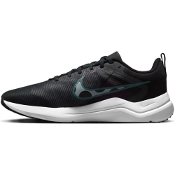 NIKE Downshifter 12 Laufschuhe Herren 010 - black/light silver-faded spruce 47.5