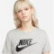 NIKE Sportswear Essentials Logo T-Shirt Damen 063 - dk grey heather XXL