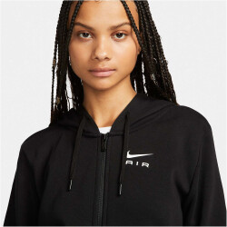 NIKE Air Fleece-Kapuzenjacke Damen 010 - black/white S