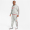 NIKE Sportswear Repeat Fleece Hoodie Herren 064 - dk grey heather/lt crimson S