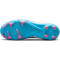 NIKE Jr. Air Zoom Mercurial Vapor 15 Academy MG Multi-Ground Fußballschuhe Kinder 146 - white/baltic blue-pink blast 29.5