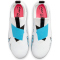 NIKE Jr. Zoom Mercurial Vapor 15 Academy MG Multi-Ground Fußballschuhe Kinder 146 - white/baltic blue-pink blast 33.5
