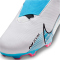 NIKE Jr. Zoom Mercurial Vapor 15 Academy MG Multi-Ground Fußballschuhe Kinder 146 - white/baltic blue-pink blast 33.5