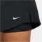 NIKE Dri-FIT One High-Waist 3" 2in1 Shorts Damen 010 - black/reflective silv XL