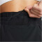 NIKE Dri-FIT One High-Waist 3" 2in1 Shorts Damen 010 - black/reflective silv XL