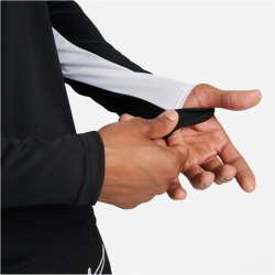 NIKE Academy 23 Dri-FIT langarm Fu&szlig;ball Trainingsshirt Herren 010 - black/white/white M