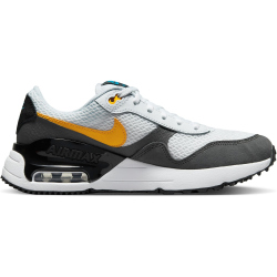NIKE Air Max SYSTM Sneaker Kinder 104 - white/laser orange-iron grey 38