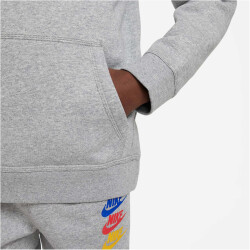 NIKE Sportswear Fleece-Hoodie Jungen 063 - dk grey heather L (147-158 cm)