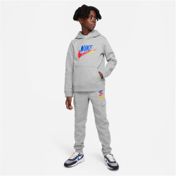 NIKE Sportswear Fleece-Hoodie Jungen 063 - dk grey heather L (147-158 cm)