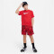 NIKE Dri-FIT Multi+ Graphic kurzarm Trainingsshirt Jungen 657 - university red/white S (128-137 cm)