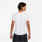 NIKE Sportswear Essentials Logo T-Shirt Damen 100 - white/black XS