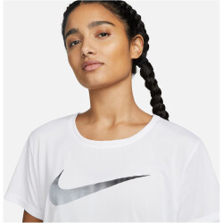 NIKE Dri-FIT One kurzarm Laufshirt Damen 100 - white M
