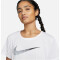 NIKE Dri-FIT One kurzarm Laufshirt Damen 100 - white M