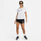 NIKE Dri-FIT One kurzarm Laufshirt Damen 100 - white M