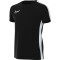NIKE Academy 23 Dri-FIT kurzarm Fußball Trainingsshirt Kinder 010 - black/white/white M (137-147 cm)