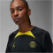 NIKE Paris Saint-Germain Strike Jordan Dri-FIT Knit kurzarm Fußballshirt Herren 011 - black/black/tour yellow/tour yellow S