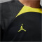 NIKE Paris Saint-Germain Strike Jordan Dri-FIT Knit kurzarm Fußballshirt Herren 011 - black/black/tour yellow/tour yellow S