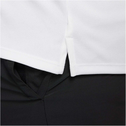 NIKE Dri-FIT UV Miler kurzarm Laufshirt Herren 100 - white/reflective silv S