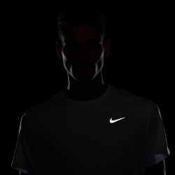 NIKE UV Miler Dri-FIT kurzarm Laufshirt Herren 100 - white/reflective silv S