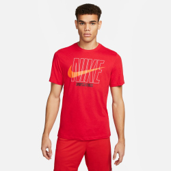 NIKE NIKE Dri-FIT Slub T-Shirt Herren 657 - university red S