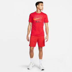 NIKE NIKE Dri-FIT Slub T-Shirt Herren 657 - university red S