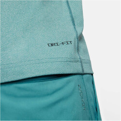 NIKE Dri-FIT Ready kurzarm Fitnessshirt Herren 379 - mineral teal/htr/black XXL