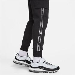 NIKE Sportswear Repeat Fleece Cargohose Herren 011 - black/black/white S