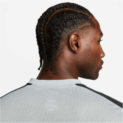 NIKE Academy 23 Dri-FIT kurzarm Fu&szlig;ball Trainingsshirt Herren 012 - wolf grey/black/white L