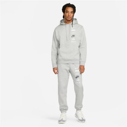 NIKE Club Fleecehose Herren 063 - dk grey heather XS