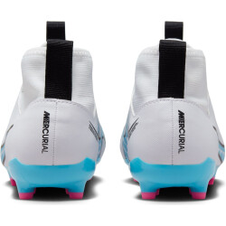 NIKE Jr. Zoom Superfly 9 Academy FG/MG Fußballschuhe Kinder 146 - white/baltic blue-pink blast 34