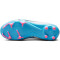 NIKE Jr. Zoom Superfly 9 Academy FG/MG Fußballschuhe Kinder 146 - white/baltic blue-pink blast 34