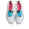NIKE Jr. Zoom Superfly 9 Academy FG/MG Fußballschuhe Kinder 146 - white/baltic blue-pink blast 34