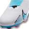 NIKE Jr. Zoom Superfly 9 Academy FG/MG Fußballschuhe Kinder 146 - white/baltic blue-pink blast 34