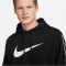 NIKE Sportswear Repeat Fleece Hoodie Herren 011 - black/black/white XL