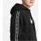 NIKE Sportswear Repeat Fleece Hoodie Herren 011 - black/black/white XL