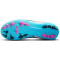 NIKE Jr. Air Zoom Mercurial Superfly 9 Academy Kunstrasen-Fu&szlig;ballschuhe Kinder 146 - white/baltic blue-pink blast 38.5