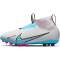 NIKE Jr. Air Zoom Mercurial Superfly 9 Academy Kunstrasen-Fu&szlig;ballschuhe Kinder 146 - white/baltic blue-pink blast 38.5
