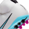 NIKE Jr. Air Zoom Mercurial Superfly 9 Academy Kunstrasen-Fu&szlig;ballschuhe Kinder 146 - white/baltic blue-pink blast 38.5