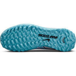 NIKE Jr. Air Zoom Mercurial Vapor 15 Academy TF Turf Multinocken-Fußballschuhe Kinder 146 - white/baltic blue-pink blast 38