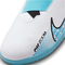NIKE Jr. Zoom Mercurial Vapor 15 Academy IC Hallen-Fußballschuhe Kinder 146 - white/baltic blue-pink blast 29.5
